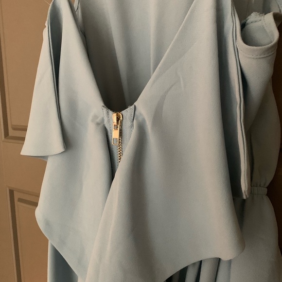 PRETTY IN BLIE RUFFLE DRESS - Picture 4 of 4